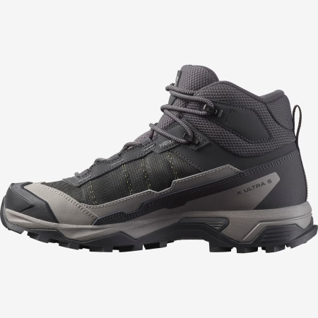 Ботинки X ULTRA 5 MID GTX W (RU 37 UK 5 USw 6.5 СМ 23; nine iron/gull/soft clay)